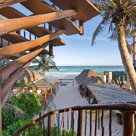 Playa Canek Beachfront Eco Hotel Tulum Pueblo Buitenkant foto