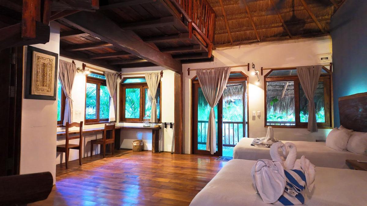 Playa Canek Beachfront Eco Hotel Tulum Pueblo Buitenkant foto