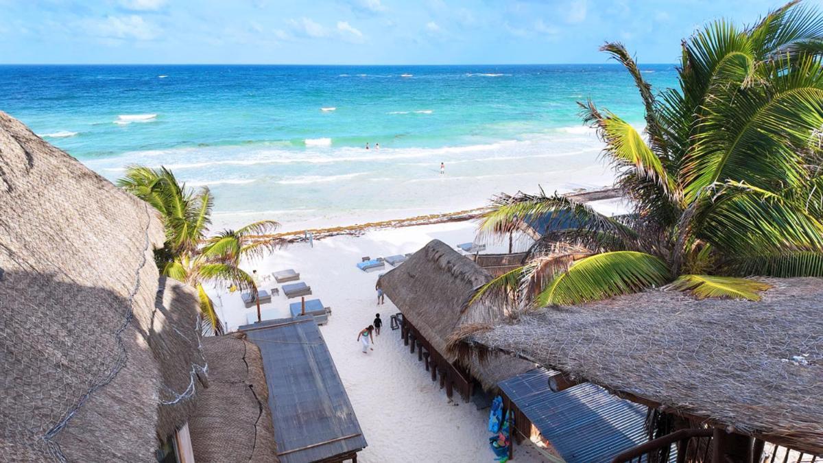 Playa Canek Beachfront Eco Hotel Tulum Pueblo Buitenkant foto