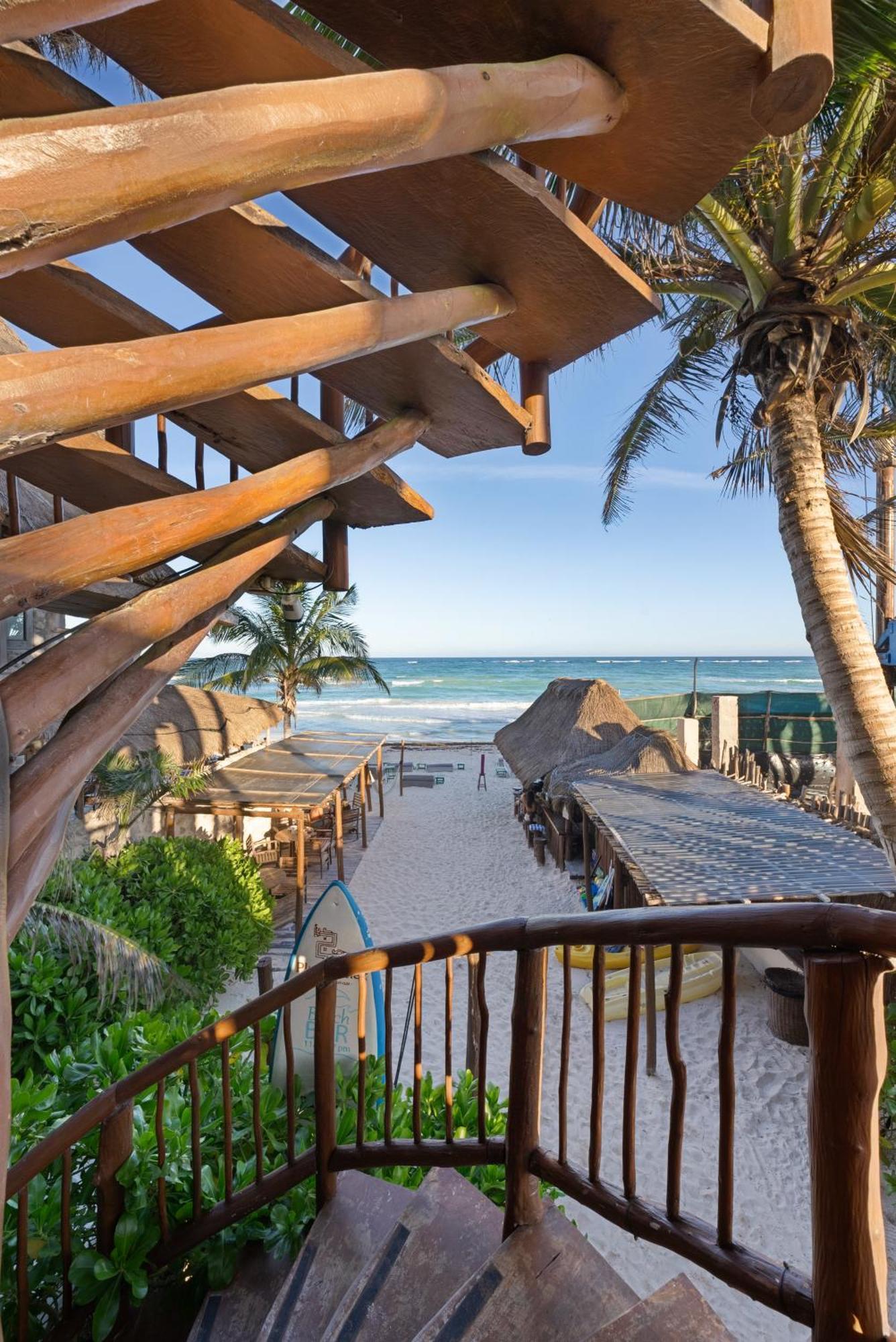Playa Canek Beachfront Eco Hotel Tulum Pueblo Buitenkant foto