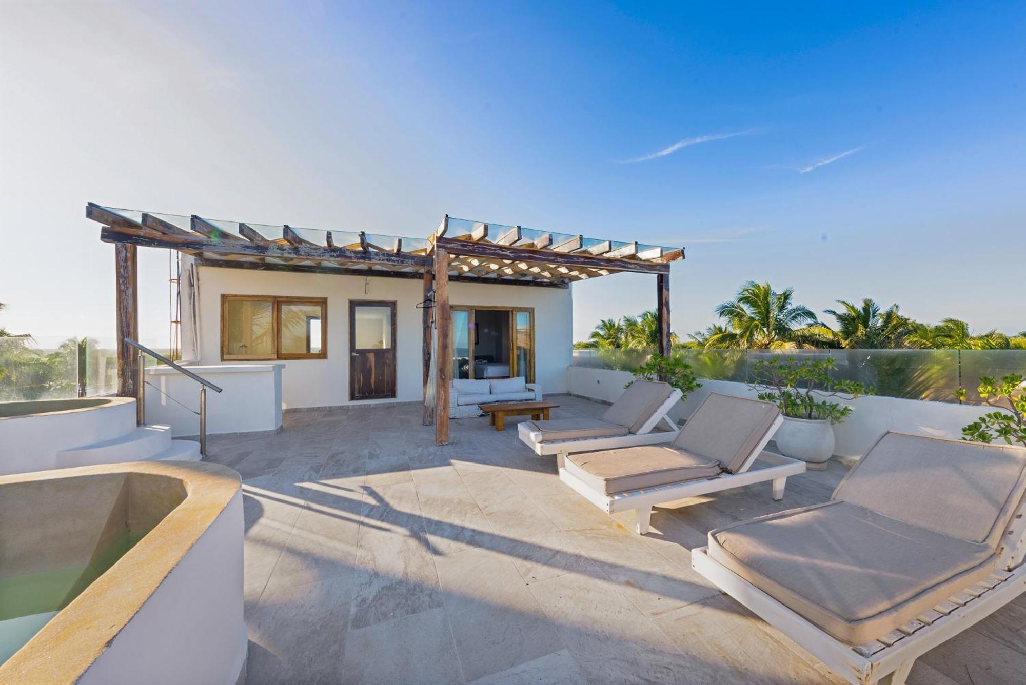 Playa Canek Beachfront Eco Hotel Tulum Pueblo Buitenkant foto