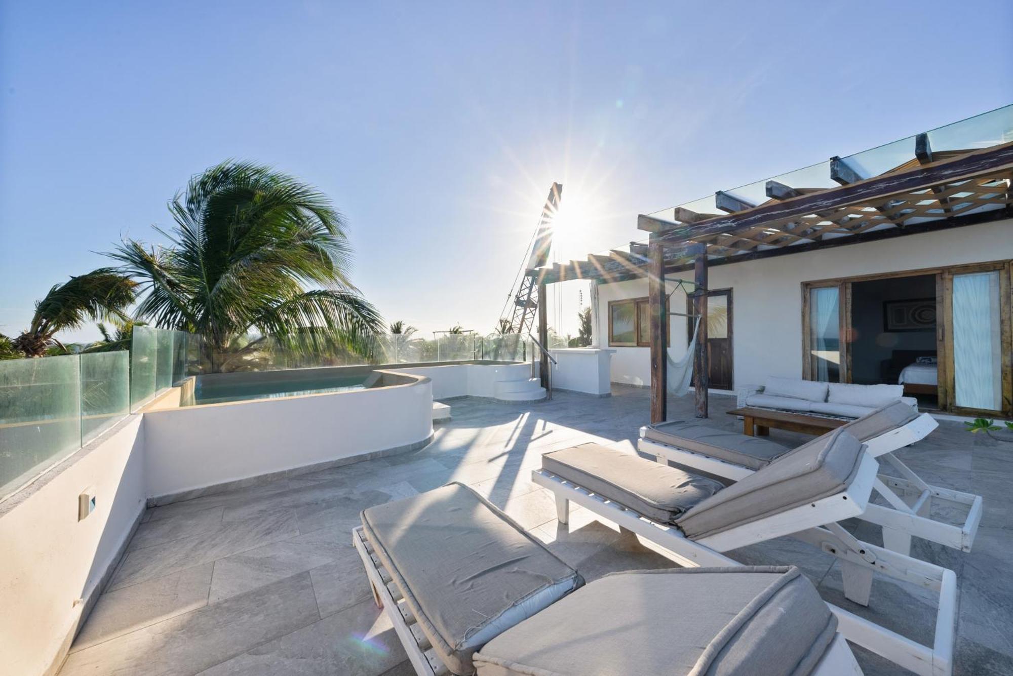 Playa Canek Beachfront Eco Hotel Tulum Pueblo Buitenkant foto